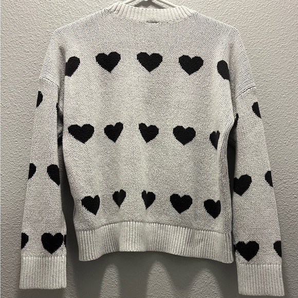 Abercrombie & Fitch Patterned Black and White Sweater Kids Size‎ 15/16 Fall - Picture 7 of 7
